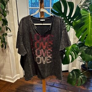 Maurices Charcoal Graphic Tee